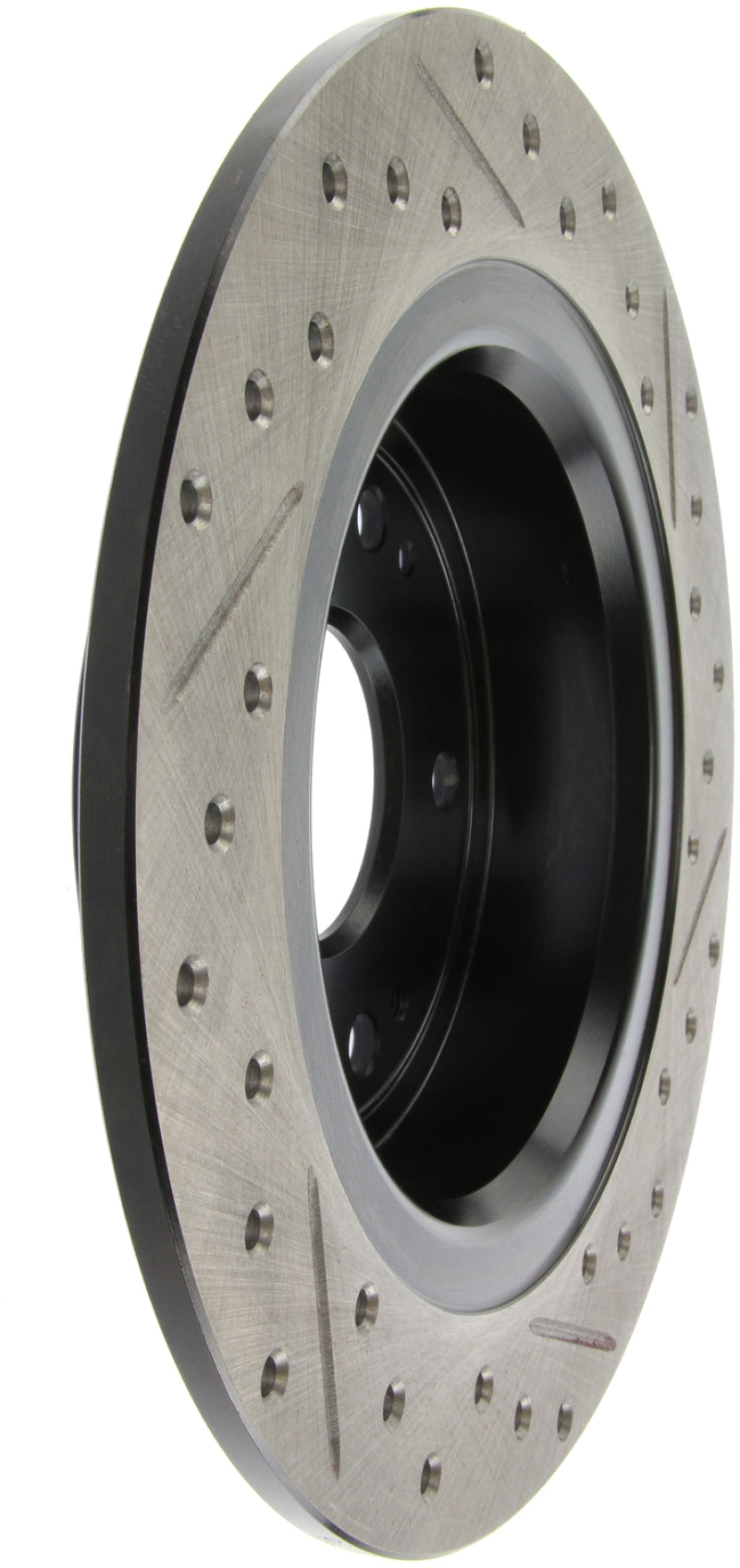 StopTech 09-10 Acura TSX / 08-10 Honda Accord Coupe/05-10 Sedan Right Rear Slotted & Drilled Rotor-thumbmail-1