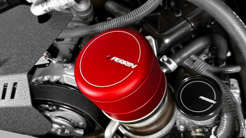 Perrin 2015+ Subaru WRX/STI Oil Filter Cover - Red-thumbmail-1