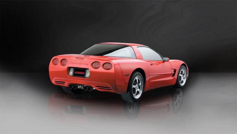 Corsa 97-04 Chevrolet Corvette C5 Z06 5.7L V8 Black Xtreme Axle-Back Exhaust-thumbmail-5