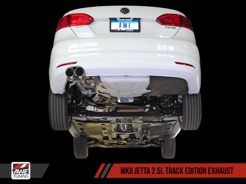 AWE Tuning Mk6 Jetta 2.5L Track Edition Exhaust - Polished Silver Tips-thumbmail-6