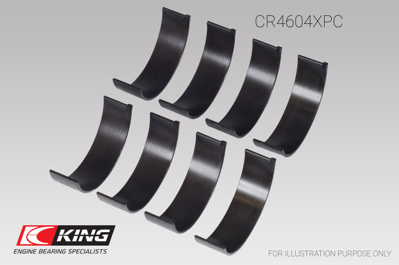 King Ford 2.3L Duratec Mazda L3-VDT MZR Turbo (Size 0.25) pMaxKote Coated Connecting Rod Bearing Set-thumbmail-2