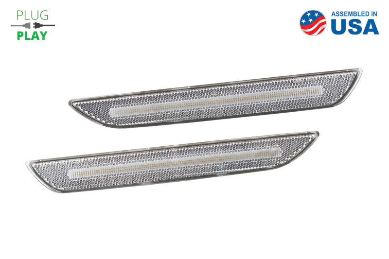 Diode Dynamics 15-21 EU/AU Ford Mustang LED Sidemarkers Clear (Pair)-thumbmail-1