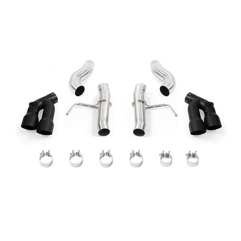 Mishimoto 2016+ Chevrolet Camaro 2.0T Quad-Tip Race Axle-Back Exhaust w/ Black Tips-thumbmail-2