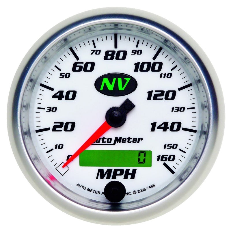 AutoMeter Gauge Speedometer 3-3/8in. 160MPH Elec. Programmable NV-thumbmail-1