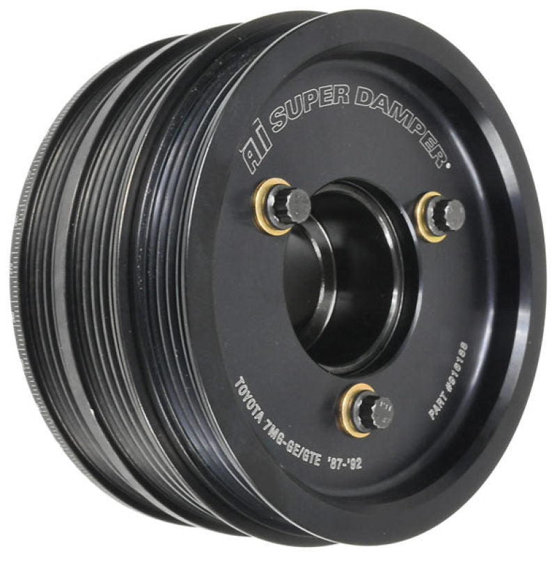 ATI Damper - 5.67in - Alum - (2) 4 Grv - Toyota Supra - 7M-Ge / GTe 3L - 87-92 - 800HP Max - 1Pc-thumbmail-1