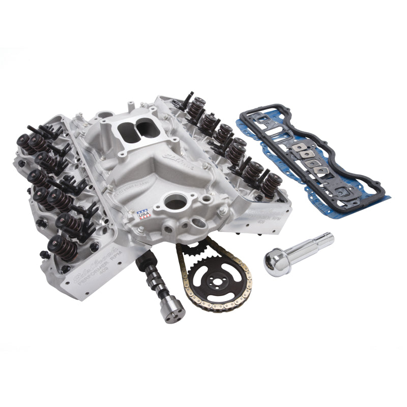 Edelbrock Power Package Top End Kit Performer RPM 348-409 BB Chevy W-Series V8 450+ Hp-thumbmail-6