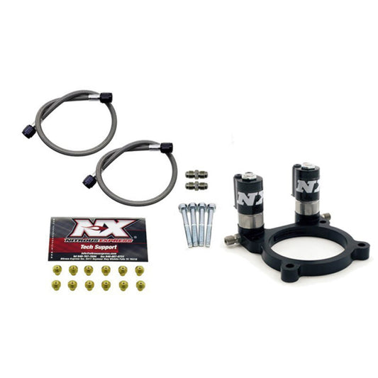 Nitrous Express 11-14 Ford Mustang 3.5L/3.7L Nitrous Plate Conversion (w/Integrated Solenoids)