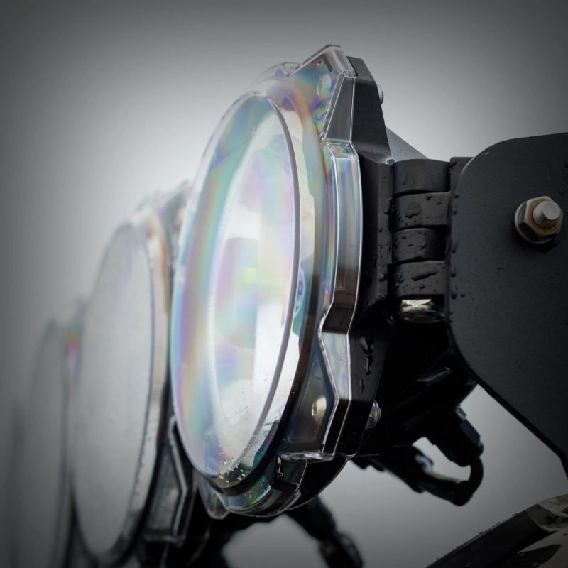 KC HiLiTES 6in. Light Shield for Gravity Pro6 LED Lights (Single) - Clear-thumbmail-2