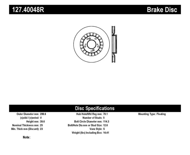 StopTech 00-09 S2000 Slotted & Drilled Right Front Rotor-thumbmail-2