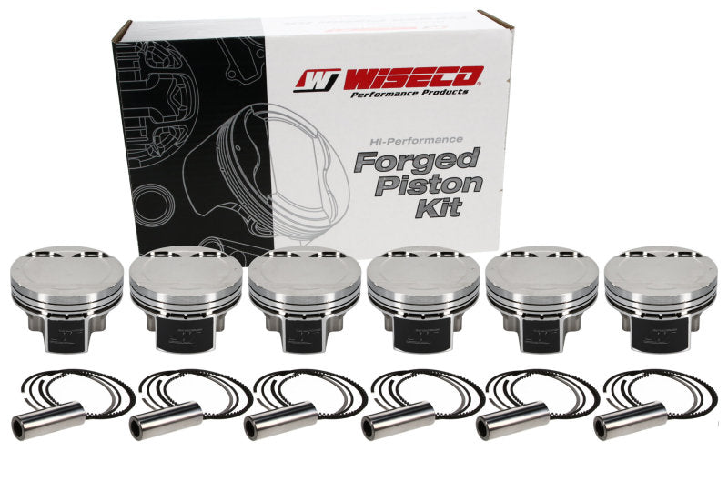 Wiseco Nissan VR38DETT 3.8L 95.5mm Std Bore 1.35inch CH -1.8 Dome Dish 9.5:1 Piston Kit-thumbmail-2