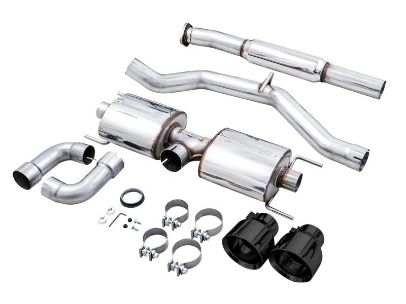 AWE Subaru BRZ/ Toyota GR86/ Toyota 86 Touring Edition Cat-Back Exhaust- Diamond Black Tips-thumbmail-2