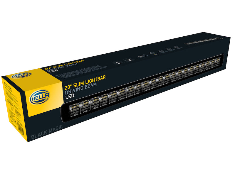 Hella Universal Black Magic 20in Thin Light Bar - Driving Beam-thumbmail-7