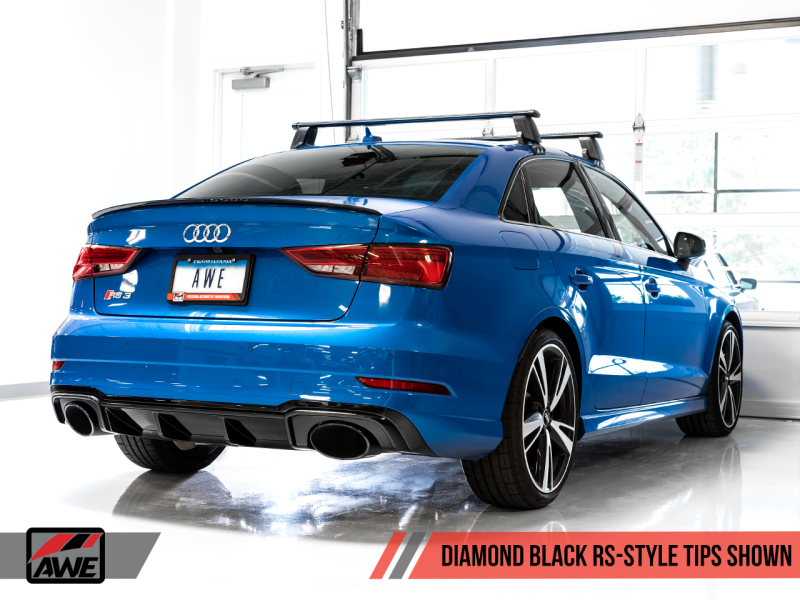 AWE Tuning 17-19 Audi RS3 8V SwitchPath Exhaust w/Diamond Black RS-Style Tips-thumbmail-2