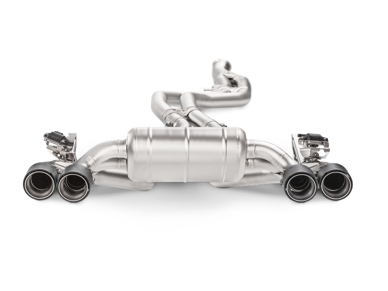 Akrapovic 16-17 BMW M2 F87 (Excl M2 Competition) Evolution Line Cat Back (Titanium) w/Carbon Tips-thumbmail-2