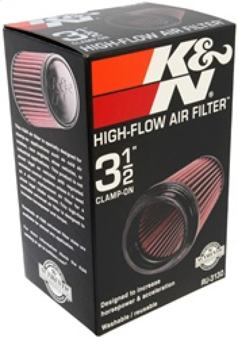 K&N Filter Universal Rubber Filter 3 1/2 inch Flange 4 5/8 inch Base 3 1/2 inch Top 7 inch Height-thumbmail-11