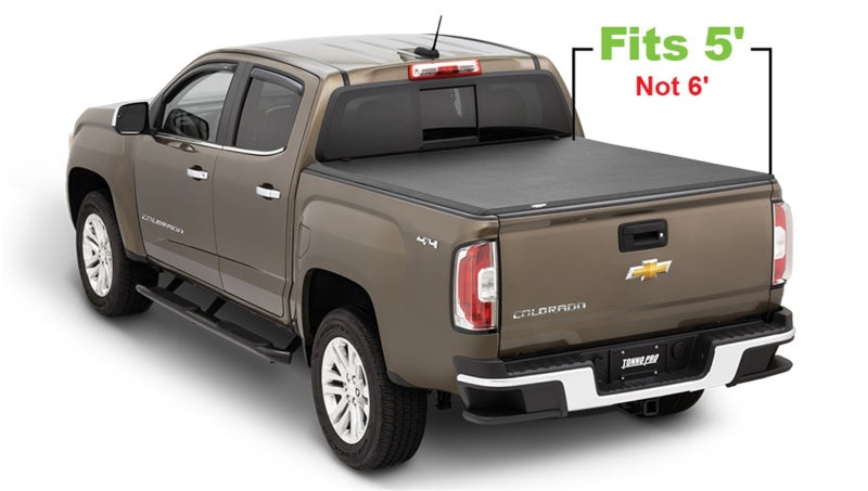 Tonno Pro 15-19 Chevy Colorado 5ft Fleetside Hard Fold Tonneau Cover-thumbmail-6