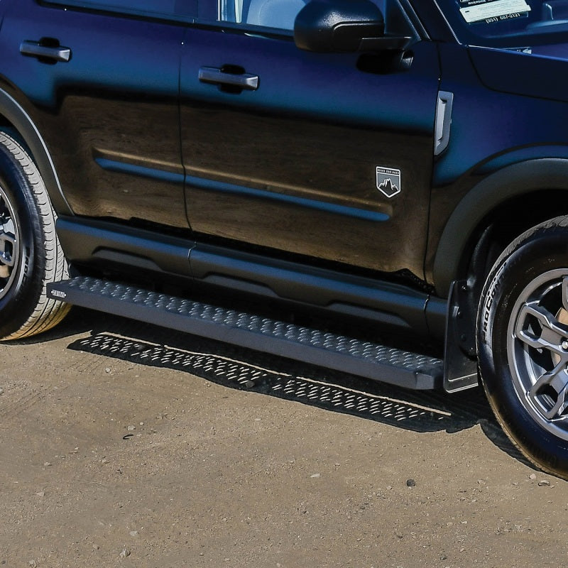 Westin Grate Steps Running Boards 68 in - Textured Black-thumbmail-3
