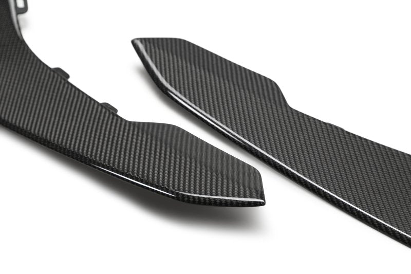 Anderson Composites 17-18 Chevy Camaro ZL1 1LE Type-LE Carbon Fiber Front Bumper Canards-thumbmail-3