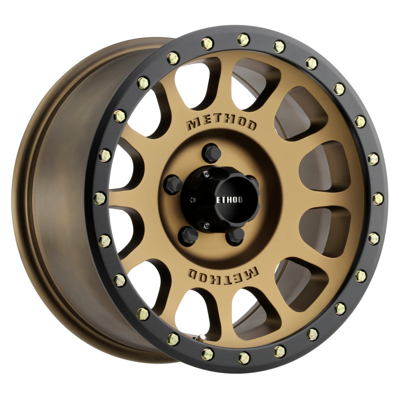 Method MR305 NV 17x8.5 0mm Offset 5x5.5 108mm CB Method Bronze/Black Street Loc Wheel-thumbmail-1