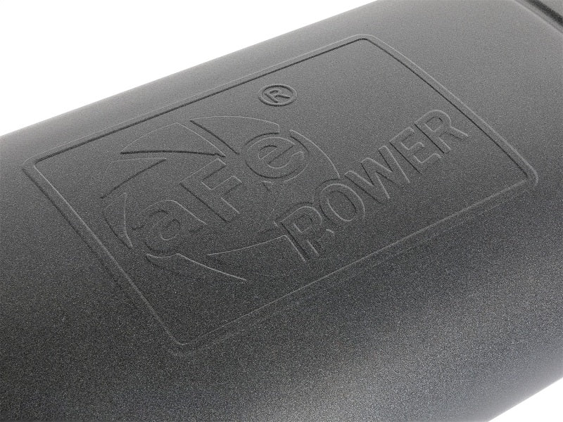 aFe MACH Force-Xp 409 SS Muffler w/ Black Finish 3in Center/Offset 22in L x 11in x 5in - Oval Body-thumbmail-3