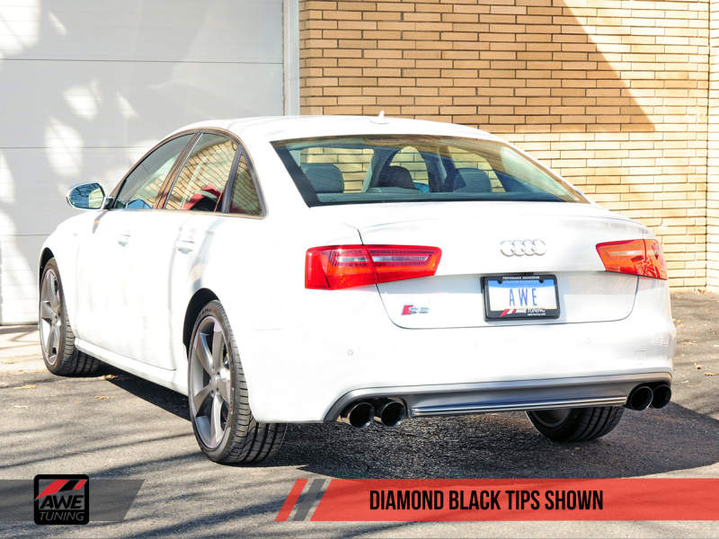 AWE Tuning Audi C7 / C7.5 S6 4.0T Track Edition Exhaust - Diamond Black Tips-thumbmail-7