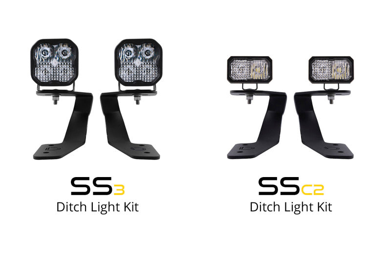 Diode Dynamics 18-21 Subaru Crosstrek Sport SS3 LED Ditch Light Kit - Yellow Combo-thumbmail-4