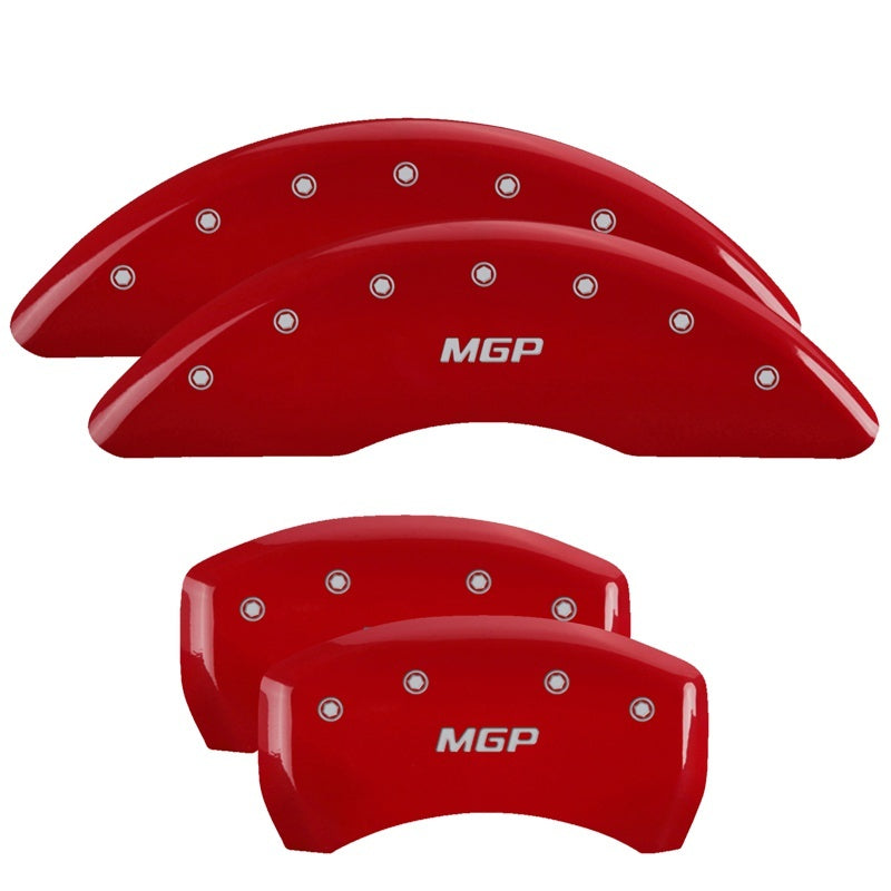 MGP 4 Caliper Covers Engraved Front & Rear MGP Red finish silver ch-thumbmail-1