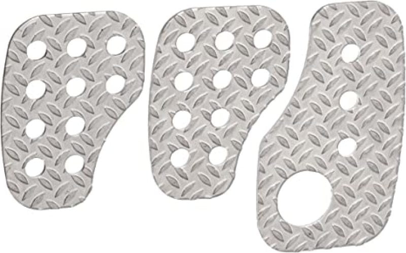 OMP Knurled Sand-Blasted Aluminum Pedals (Set of 3)-thumbmail-1