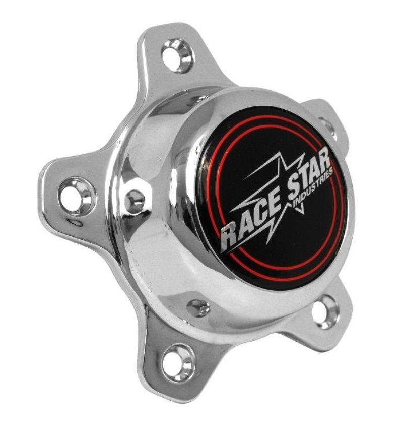 Race Star 5 Lug Cap Short Plastic Chrome (incl. Medallion & Screws)-thumbmail-2