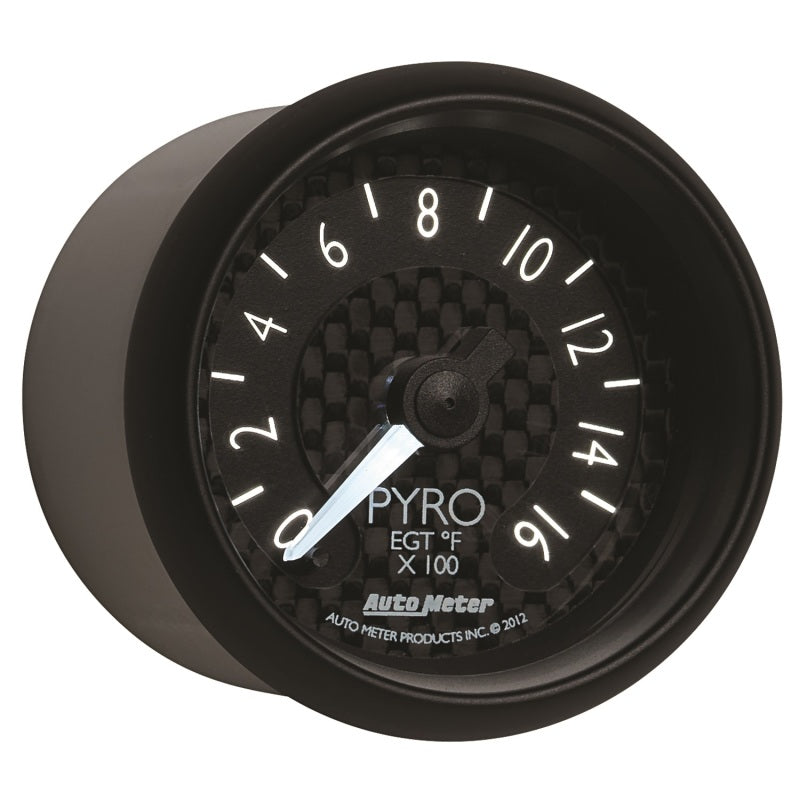Autometer GT Series 52mm Full Sweep Electronic 0-1600 Deg F EGT/Pyrometer Gauge-thumbmail-2