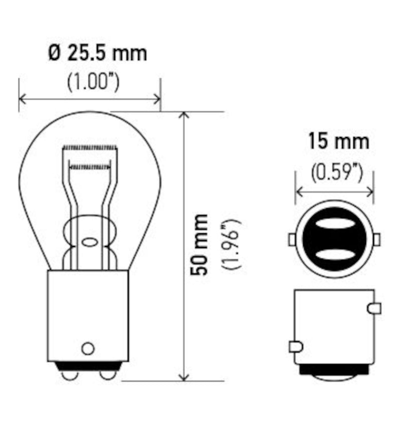 Hella Bulb 2057 12V 27/7W BAY15d S8-thumbmail-4