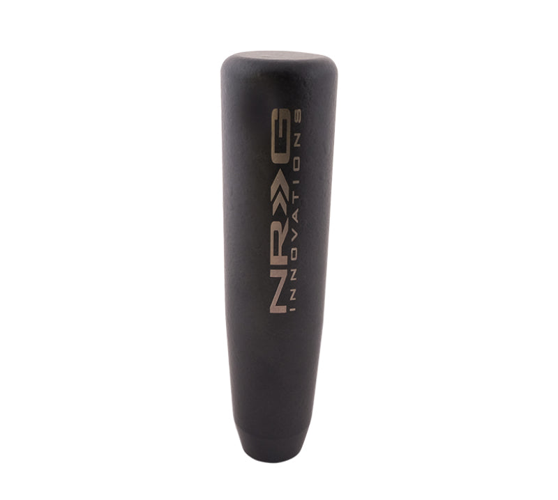 NRG Universal Short Shifter Knob - 5in. Length / Heavy Weight 1.27Lbs. - Black Wrinkle Finish-thumbmail-2