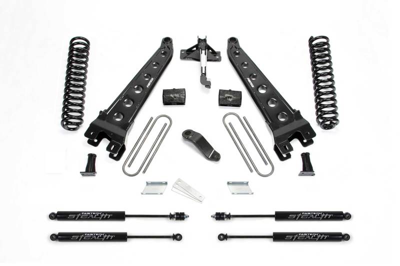 Fabtech 2018 Ford F450/F550 4WD Diesel 6in Rad Arm Sys w/Coils & Stealth-thumbmail-1