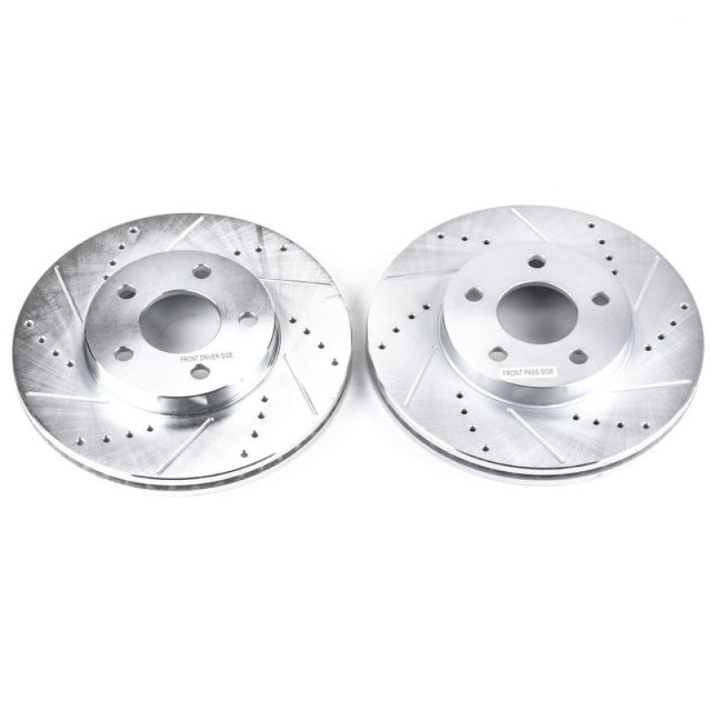 Power Stop 07-10 Chevrolet Cobalt Front Evolution Drilled & Slotted Rotors - Pair-thumbmail-1