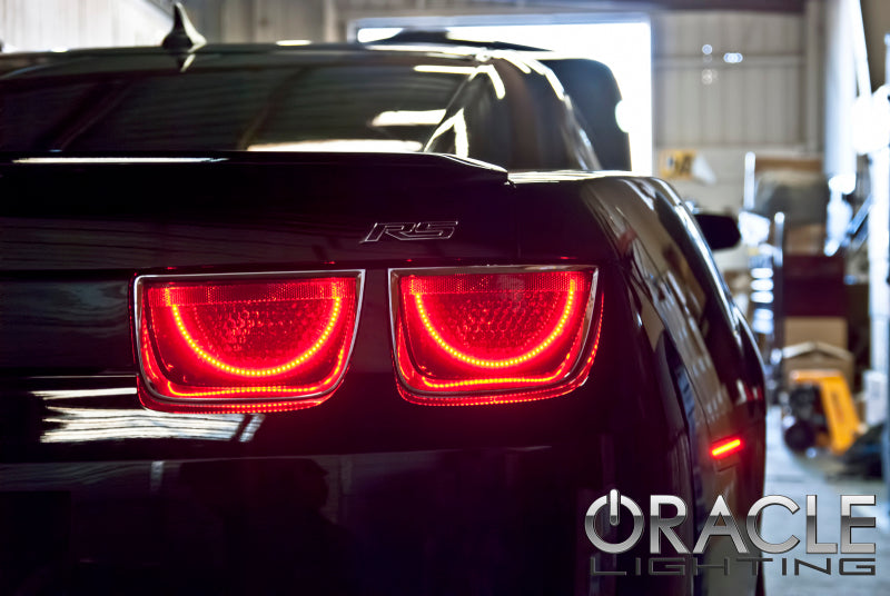 Oracle 10-13 Chevrolet Camaro LED Afterburner Tail Light Halo Kit - Red-thumbmail-3