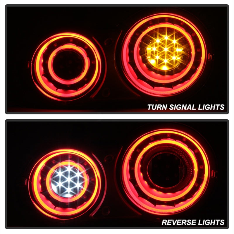 Spyder 09-15 Nissan GTR LED Tail Lights Black ALT-YD-NGTR09-LED-BK