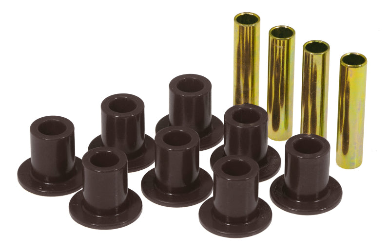 Prothane 87-96 Jeep Front Spring & Shackle Bushings - Black-thumbmail-1
