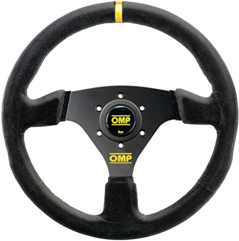 OMP Targa Steering Wheel Black/Black-thumbmail-1