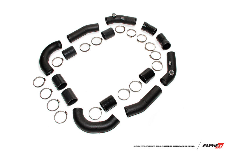 AMS Performance 2009+ Nissan GT-R R35 Alpha Upper I/C Pipe (Use w/Stock I/C / TiAL Flange)-thumbmail-1