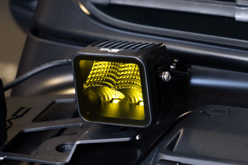 DV8 Offroad 3in Elite Series LED Amber Pod Light-thumbmail-3
