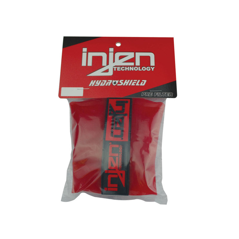 Injen Red Water Repellant Pre-Filter fits X-1010 X-1011 X-1017 X-1020 5in Base/5in Tall/4in Top-thumbmail-3