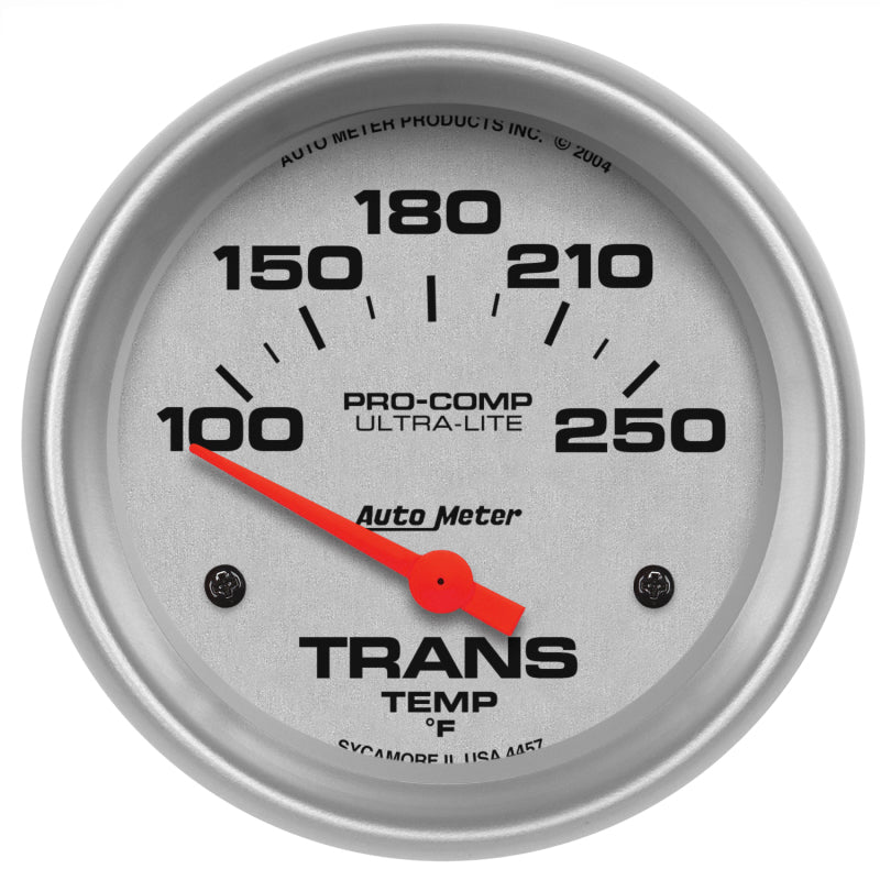 Autometer Ultra-Lite 2-5/8in 100-250 Deg Electric Transmission Temp Ultra Lite Gauge-thumbmail-1