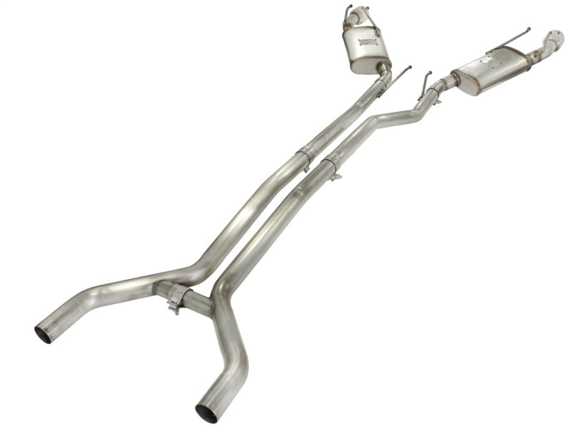 aFe MACHForce XP Exhaust 2.5in Stainless Steel CB/10-13 Chevy Camaro V6-3.6L (td) (polished tip)-thumbmail-3
