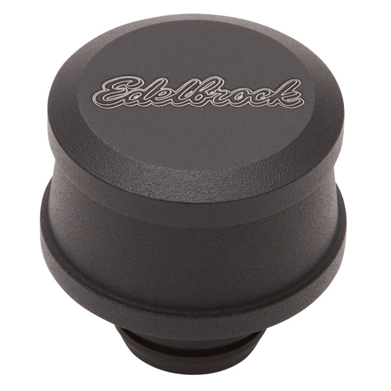 Edelbrock Billet Aluminum Breather w/ Black Powder Coat Finish-thumbmail-2