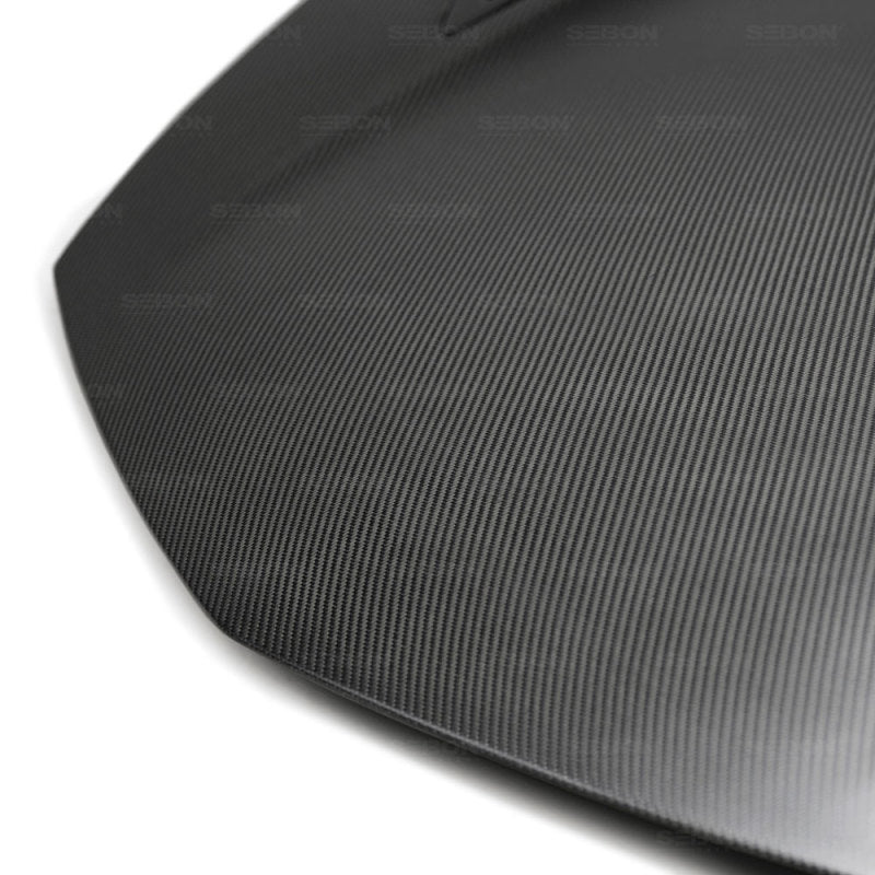 Seibon 17-18 Acura NSX OEM-style Dry Carbon Hood-thumbmail-2