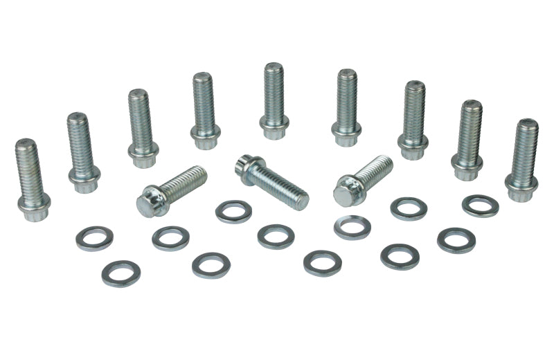 Moroso Chevrolet Small Block Intake Manifold Bolt Kit - 3/8in-16 x 1-1/8in - Set of 12-thumbmail-1