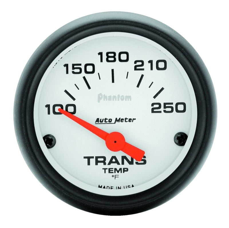 Autometer Phantom 52mm Short Sweep Electronic 100-250 Deg F Transmission Temperature Gauge-thumbmail-1