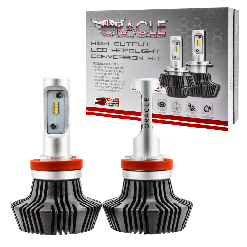 Oracle H8 4000 Lumen LED Headlight Bulbs (Pair) - 6000K-thumbmail-3