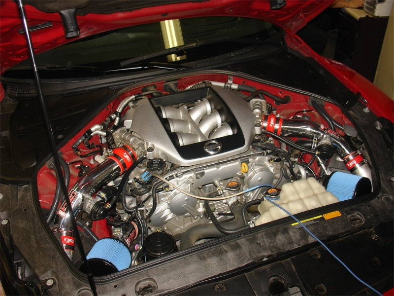 Injen 10-12 Nissan R35 GTR V6 3.8L Twin Turbo Polished Short Ram Intake-thumbmail-3