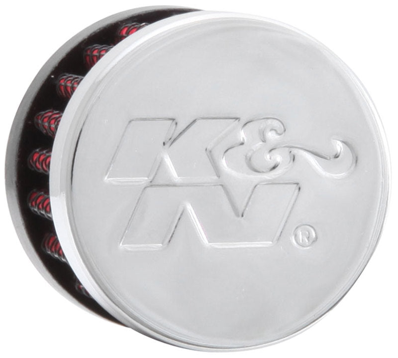 K&N Rubber Base Crankcase Vent Filter - 0.55in Flange ID 1.375in OD 1.125in Height-thumbmail-4